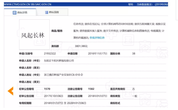 影視作品商標注冊?看看正午陽光是怎么做的? 影視作品商標注冊?看看正午陽光是怎么做的?