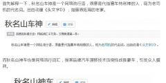 五菱申請注冊“秋名山神車”商標！ 官方玩梗玩出新意？