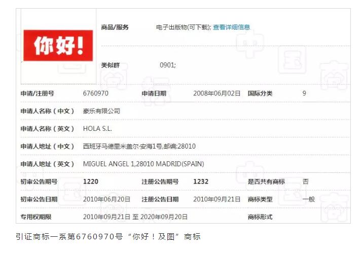 Hello=你好？ 近似不近似，看法院說法！