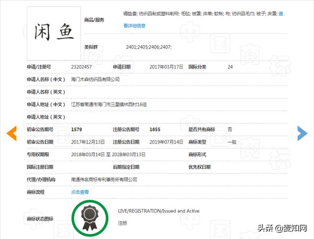 阿里的“動物園”都有商標，唯獨“閑魚”商標的注冊，太難了