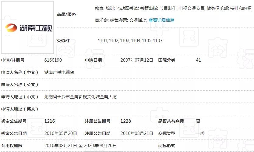 湖南衛(wèi)視使用“湖南衛(wèi)視”被判侵權，構成不正當競爭及商標侵權！ 