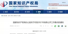 國知局2021年工作要點：積極推進專利優先審查和質押登記電子申請全程網辦