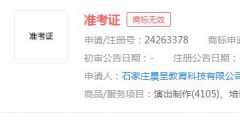 “準(zhǔn)考證”商標(biāo)申請(qǐng)無(wú)效，分類(lèi)涉及教育娛樂(lè)
