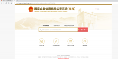 國家企業信用公示信息系統青海入口(企業信用公示年報怎么報)